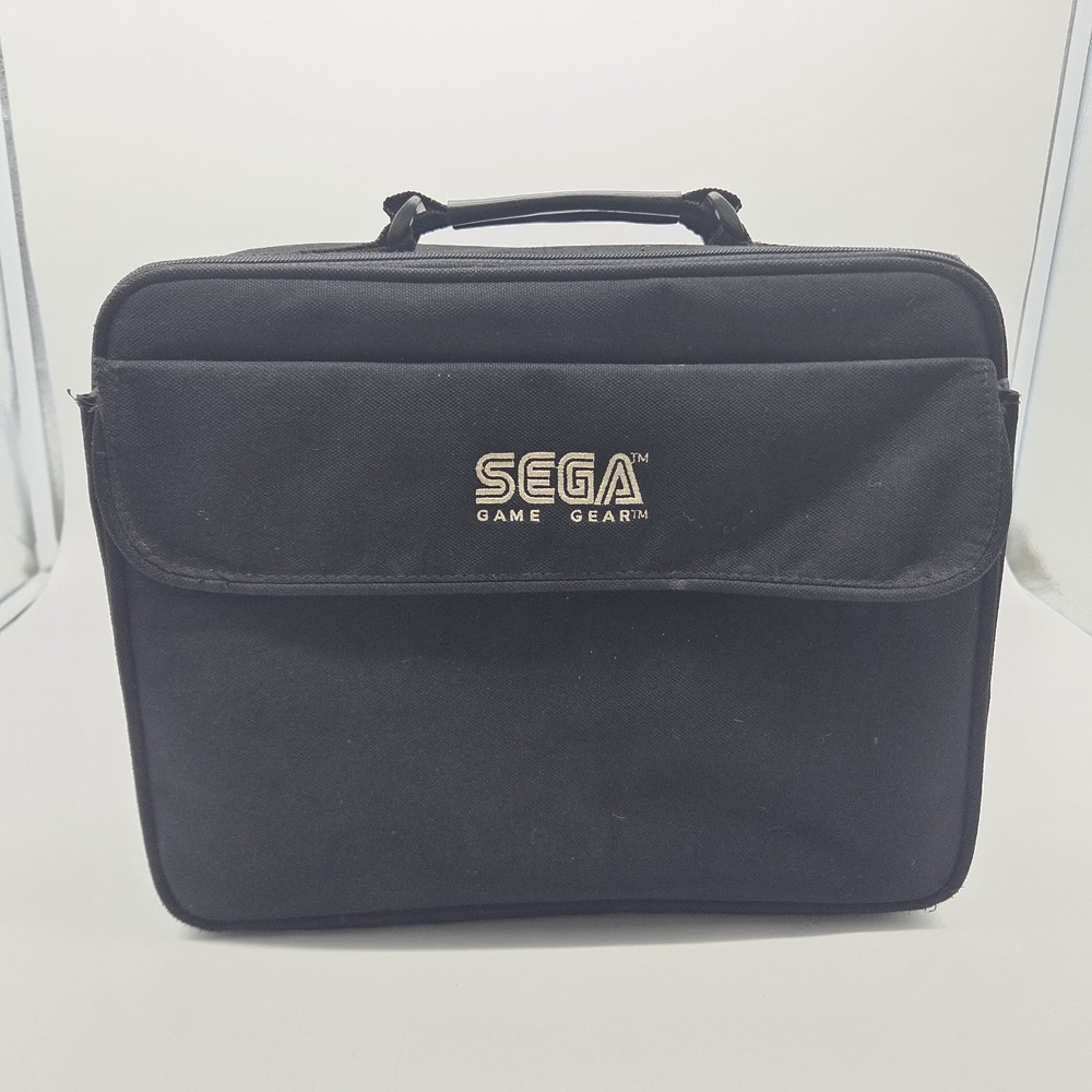 Official VINTAGE Black Sega Game Gear Carrying Case Travel Bag